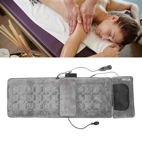 Eu Plug Full Body Massage Pad Vibration Gray Heated Electric Full Body Massa Vau 7638925524054