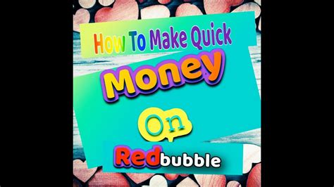 How To Make Money On Redbubble With This Simple Steps Youtube