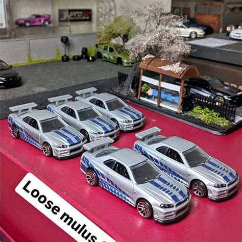 Hot Wheels Rápido Y Furioso Suelto Toyota Supra Mitsubishi Eclipse Nissan Z GT R R Shopee