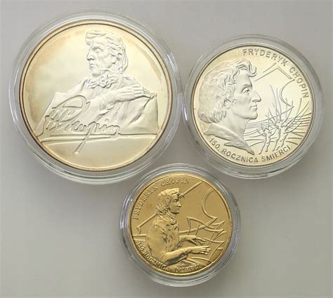 Fryderyk Chopin Medal Monety W Etui Archiwum Niemczyk Pl