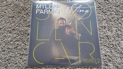 Lp Disco Vinyl Mylene Farmer Sting Stolen Car Remixes Still