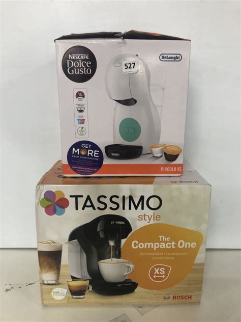 John Pye Auctions 2 X Assorted Coffee Machines Inc Nescafe Dolce Gusto Piccolo Xs Coffee Machine