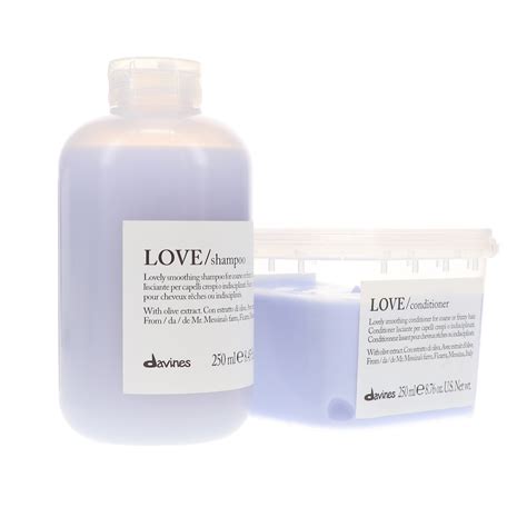 Davines Love Smoothing Shampoo 845 Oz And Love Smoothing Conditioner 8