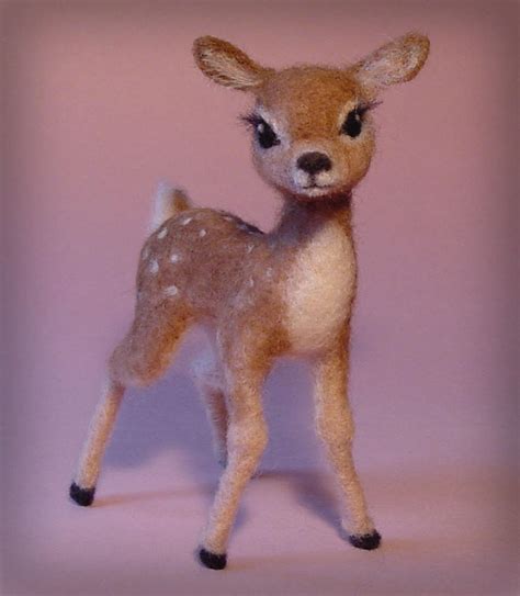 Needle Felted Baby Deer Fawn by ZadaCreations on DeviantArt