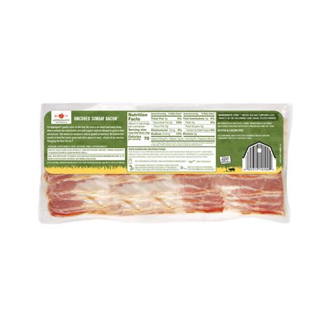 Applegate Naturals Uncured Sunday Bacon - EURO USA