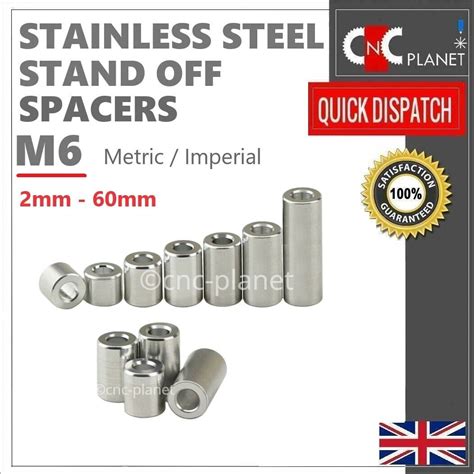 Stainless Steel Spacer Standoff Spacer M Stand Off Collar Round Bush