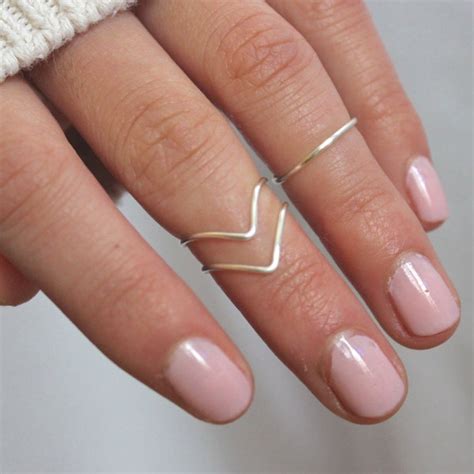 Silver Knuckle Ring Etsy