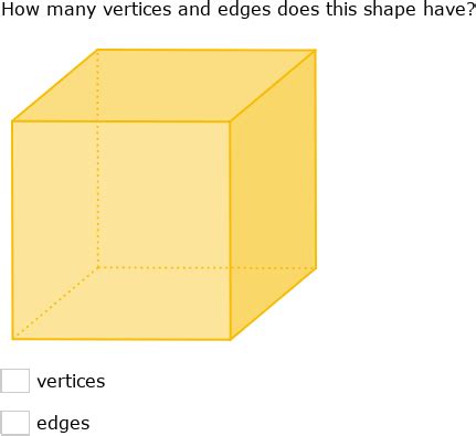 IXL | Count vertices, edges, and faces | 2nd grade math