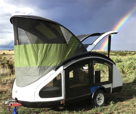 This Ultralight Teardrop Trailer Is Made From Chicken Feathers