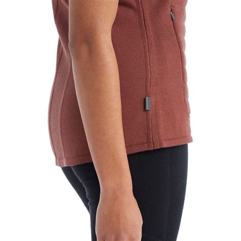 Icebreaker Zoneknit Insulated Vest Womens Clothing