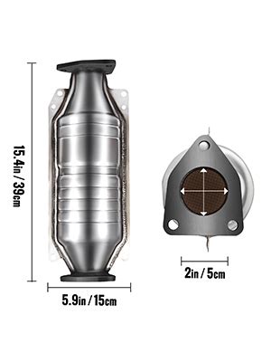 Convertidor Catal Tico Vevor Compatible Con Honda Accord L