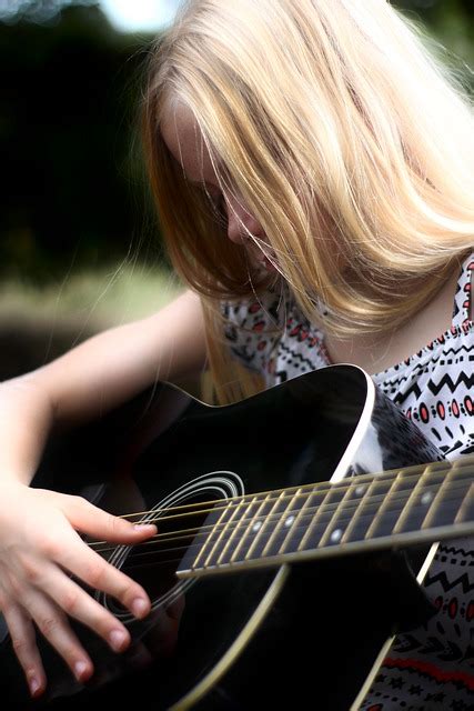 Guitar Girl Musical Instrument Free Photo On Pixabay Pixabay