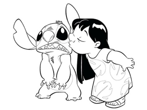 Lilo Stitch Animation Movies Free Printable Coloring Pages