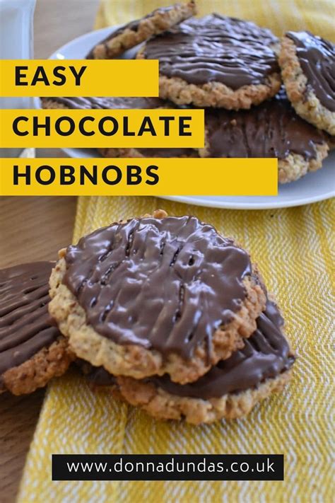 Chocolate Hobnob Recipe | Recipe | Chocolate hobnobs, Easy biscuit ...