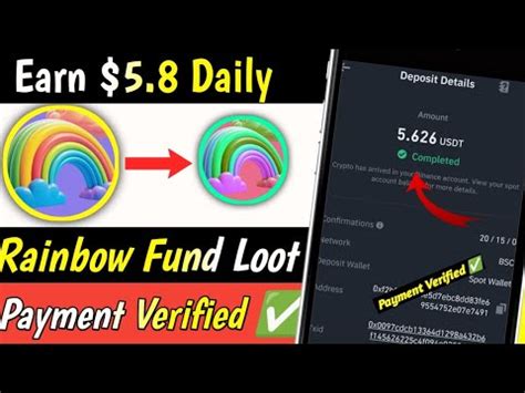 Earn Instant 5 10 Rainbow Fund Huge Loot Today Loot Offer