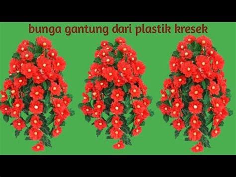 Three Images Of Red Flowers With Green Leaves And The Words Bunga