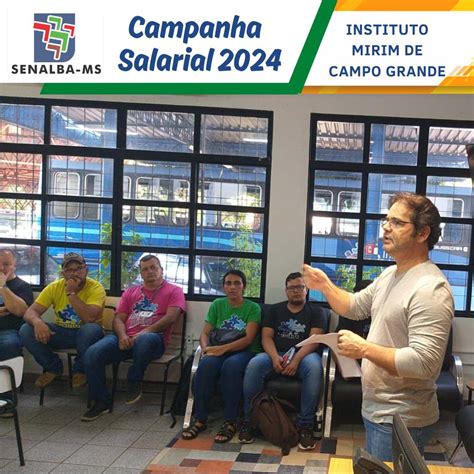 Senalba Ms Instituto Mirim De Campo Grande Em Campanha Salarial