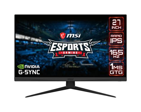 Msi G2712v Gaming Monitor With Fhd Ips 100hz Display 300