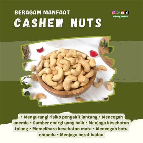 Jual Roasted Cashew Nuts Kacang Mede Panggang Sulawesi Super Jumbo