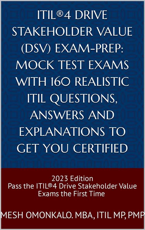 Itil®4 Drive Stakeholder Value Dsv Exam Prep Mock Test Exams With