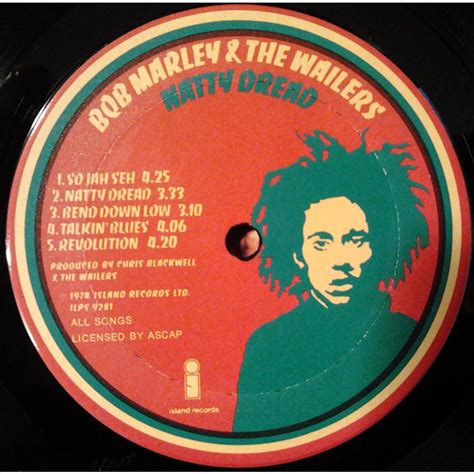 Bob Marley The Wailers Natty Dread Vinyl Lp Us Reissue