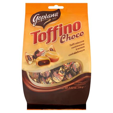 Goplana Toffino Choco Toffi Mleczne Nadziewane Kremem Czekoladowym