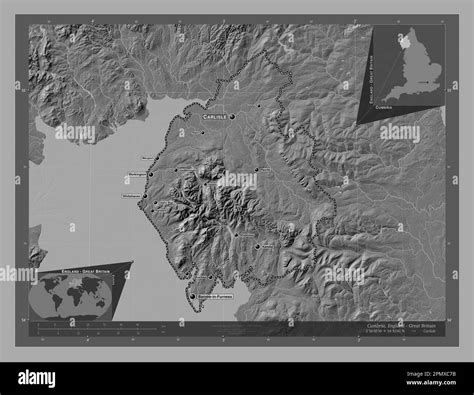 Cumbria Administrative County Of England Great Britain Bilevel
