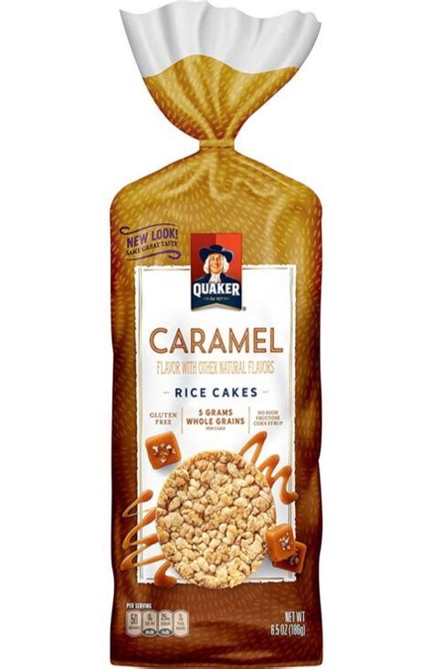 【楽天市場】quaker Caramel Corn Rice Cakes 656 Oz クエーカー ライスケーキ キャラメルコーン味