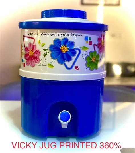 Blue Plastic Mayur Jug Manufacturer For Water Storage Capacity 16