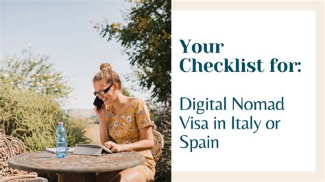 Your Digital Nomad Visa Checklist For Italy And Spain Our Connected