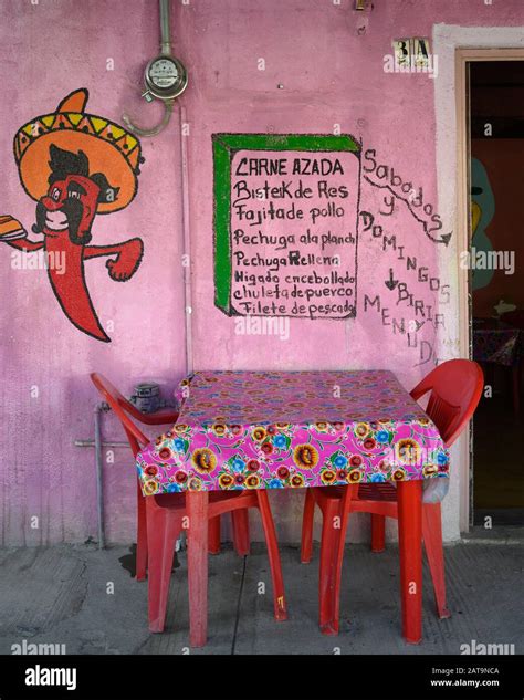 Restaurant in Bucerias, Riviera Nayarit, Mexico Stock Photo - Alamy