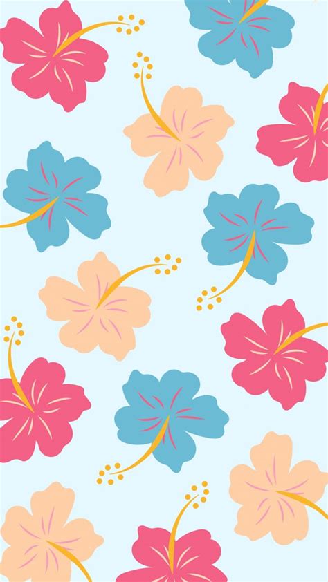 Summer flower wallpaper | Summer prints wallpaper, Flower phone ...