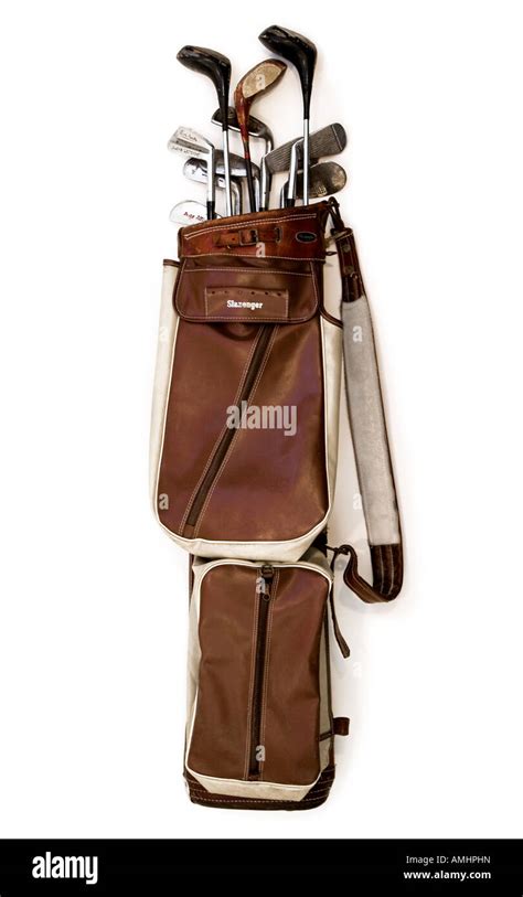 Vintage Golf Clubs In Bag