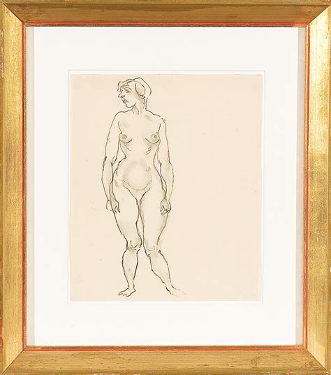 George Grosz Standing Female Nude Mutualart