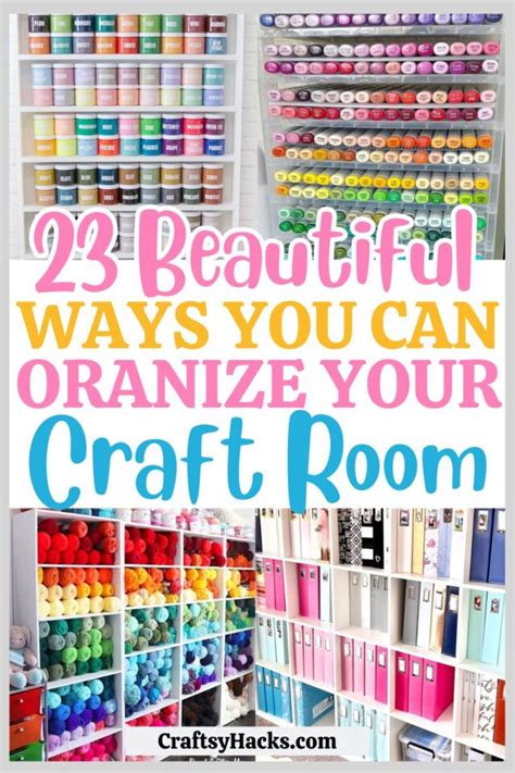 23 Craft Room Ideas You Have to See to Believe - Craftsy Hacks