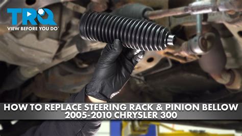 How To Replace Steering Rack And Pinion Bellow 2005 2010 Chrysler 300 Youtube