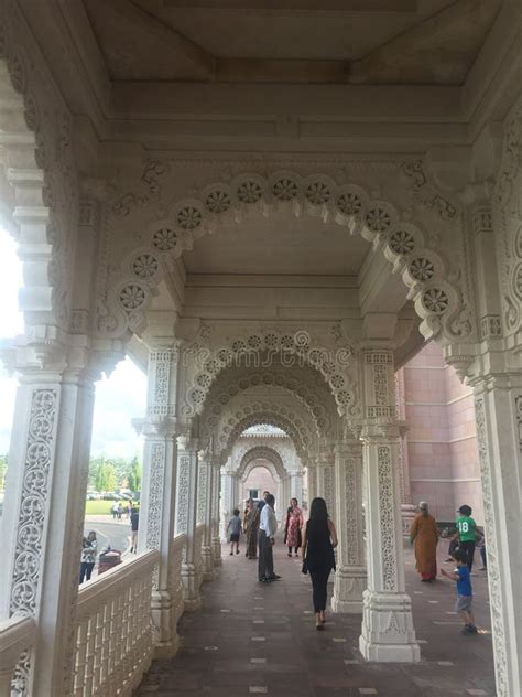 The Akshardham Temple In Robbinsville, New Jersey Editorial Stock Image ...