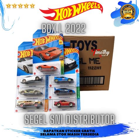 Jual Hot Wheels Kartonan Box Lote L Ori Segel SNI Distributor Grosir Shopee Indonesia