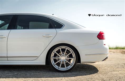 Stylish Transformation Of White Vw Passat With Aftermarket Parts — Gallery