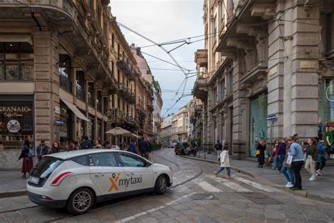 Milan Street View Editorial Photo Image Of Europe Daylight 146369406