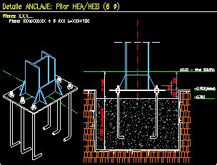 Estructuras De Acero En AutoCAD Librería CAD