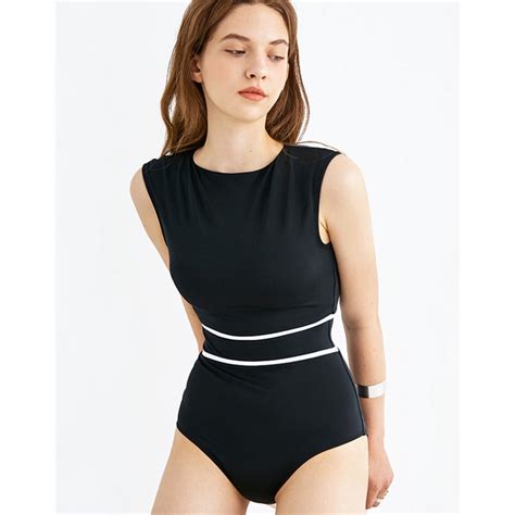 ẢNH THẬT Bikini đồ bơi nữ đi biển mảnh liền thân ba lỗ nhấn eo Shopee Việt Nam