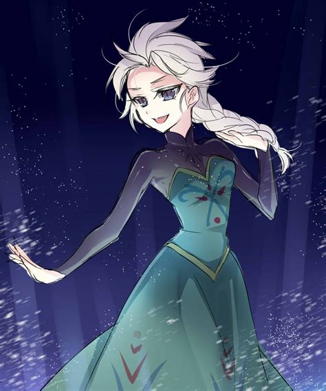 Anime Elsa Disney Frozen Elsa Art Disney Princess Art Disney Elsa