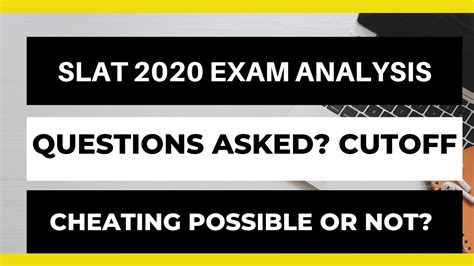 SLAT 2020 Day 1 Paper Analysis Questions Asked Imp Questions For