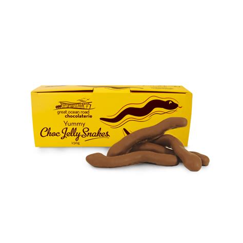 Choc Jelly Snakes Milk 150g Great Ocean Road Chocolaterie And Ice