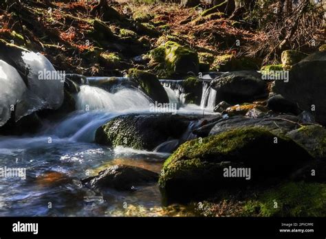 Amazing Little Waterfalls From A Brook Stock Photo Alamy