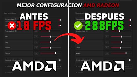 Amd Radeon Mejor Configuraci N Para Juegos Youtube