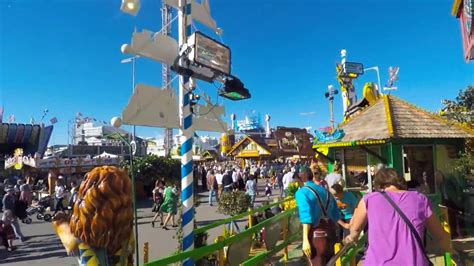 Oktoberfest Fun House 2016 With Huge Wipeout At The End Youtube