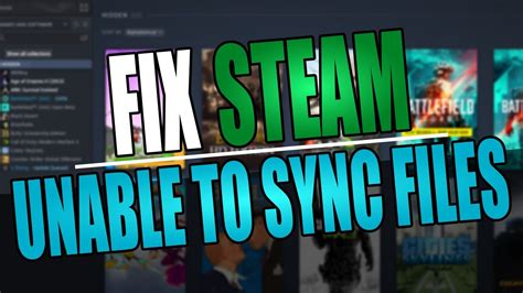 Fix Steam Unable To Sync Files Steam Cloud Sync Not Working On Pc