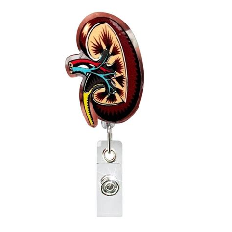 Fashionable Heart Pattern Badge Reel Telemetry Cardiology Nurse Badge